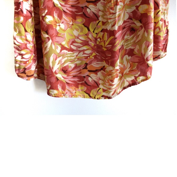 Torrid Floral Tie Top Preowned Size 1  Plus Size 14/16 - Picture 5 of 8
